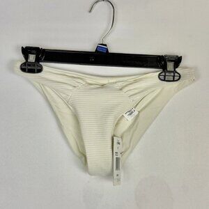 L Space Women’s Cream White Bikini Bottom Size S